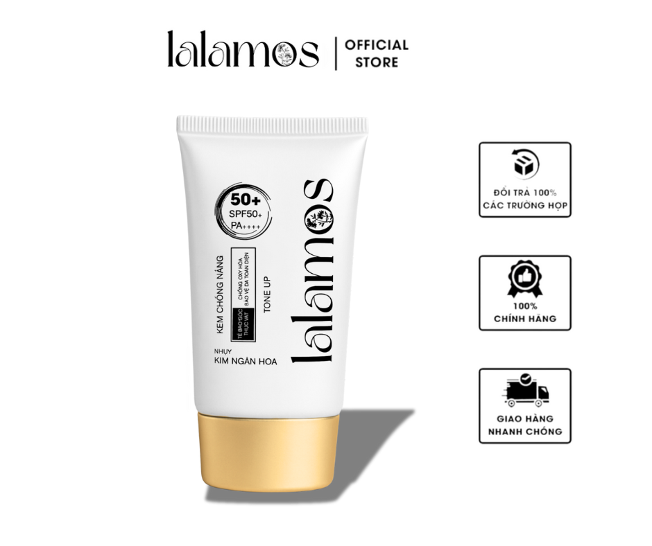 KEM CHỐNG NẮNG NHỤY KIM NGÂN HOA NẮP VÀNG 50ML