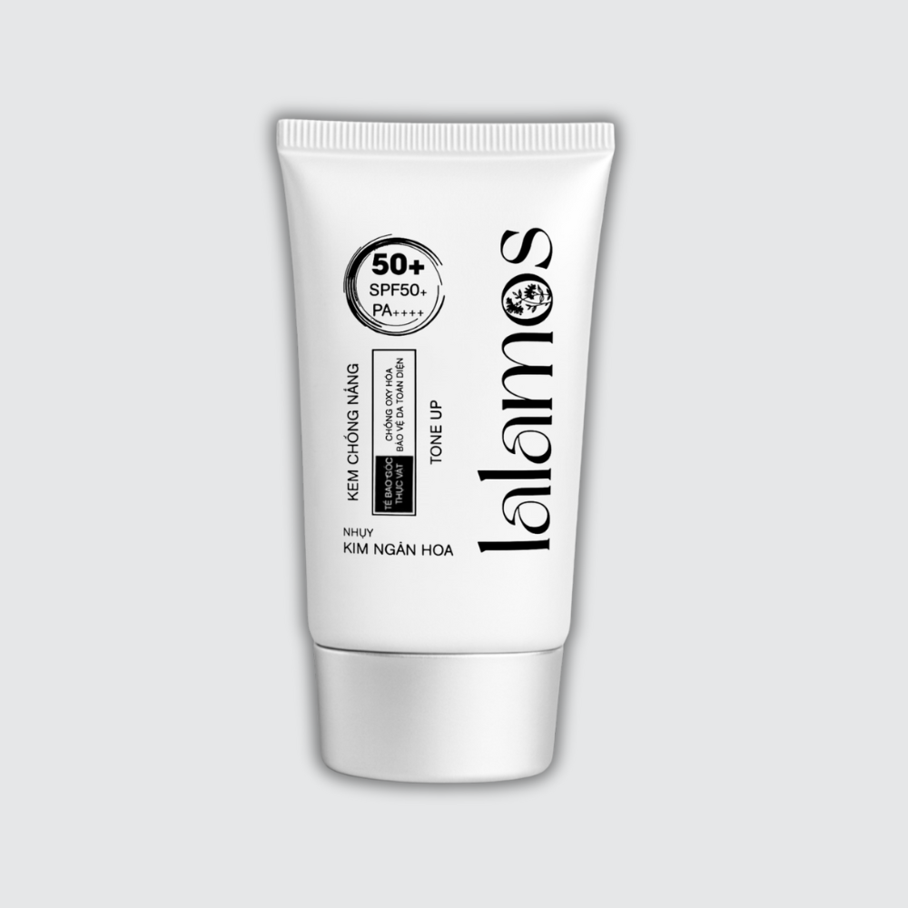 KEM CHỐNG NẮNG NHỤY KIM NGÂN HOA TONE UP BẠC 50ML