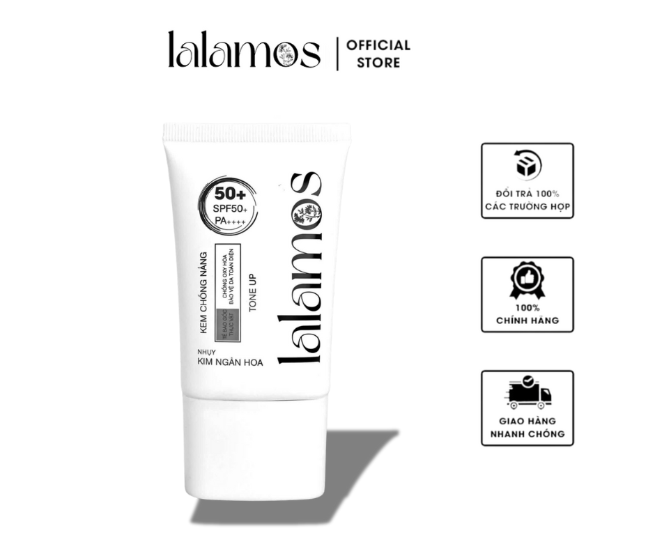 KEM CHỐNG NẮNG NHỤY KIM NGÂN HOA NẮP TRẮNG 50ML
